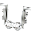 Load image into Gallery viewer, Arlen Ness Handlebar Clamp - Modular - Chrome 08-053 - Side View