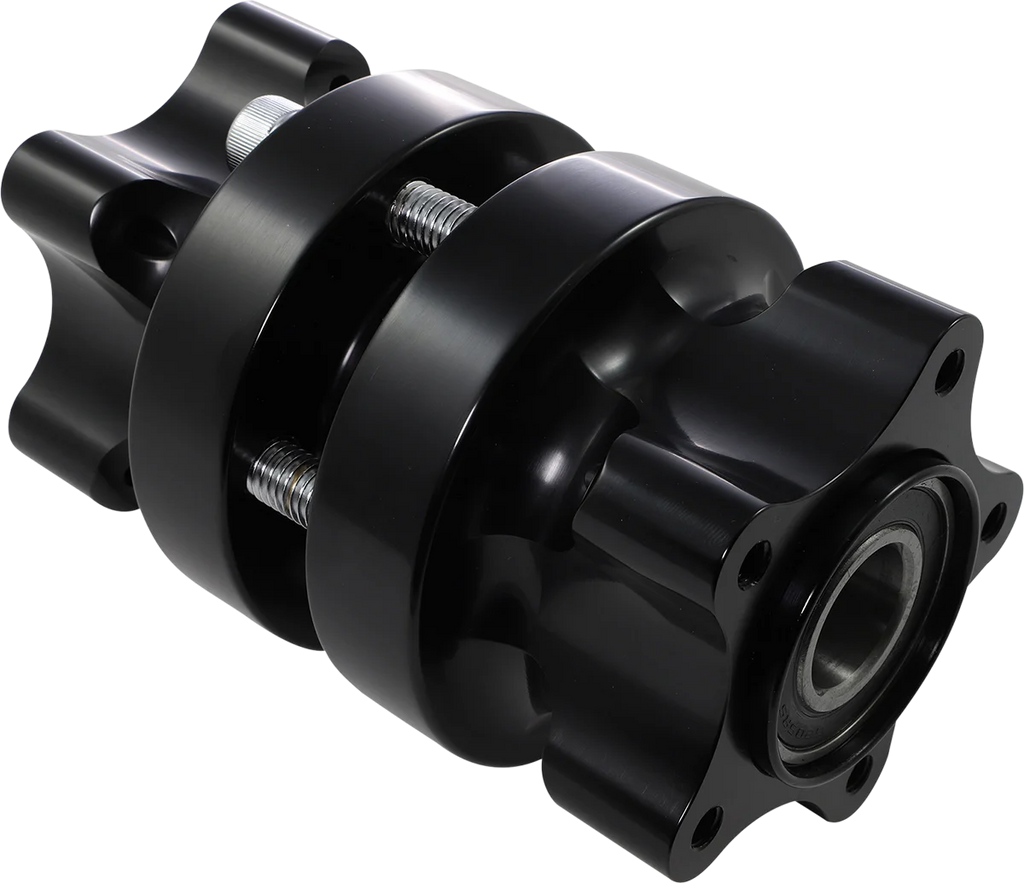 Arlen Ness Hub - Cartridge - Front/Dual Disc - Black - '08+FLT 71-600 - Main Product View