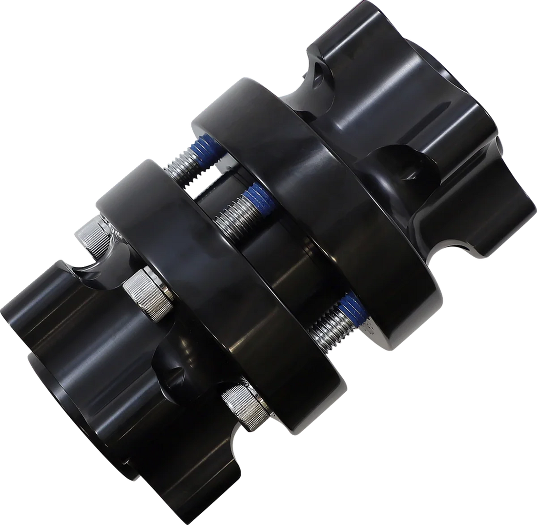 Arlen Ness Hub - Cartridge - Front/Dual Disc - Black - '18+ FXFB 71-614 - Side View