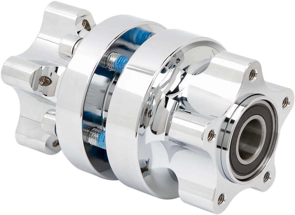 Arlen Ness Hub - Cartridge - Front/Dual Disc - Chrome - '08+ FLT 71-601 - Main Product View