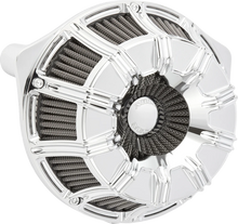Load image into Gallery viewer, Arlen Ness Inverted Series Air Cleaner Kit - 10-Gauge - Chrome - 600-222 - Main Product View