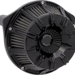 Load image into Gallery viewer, Arlen Ness Inverted Series Air Cleaner Kit - 10-Gauge - All Black 600-220 - Side View