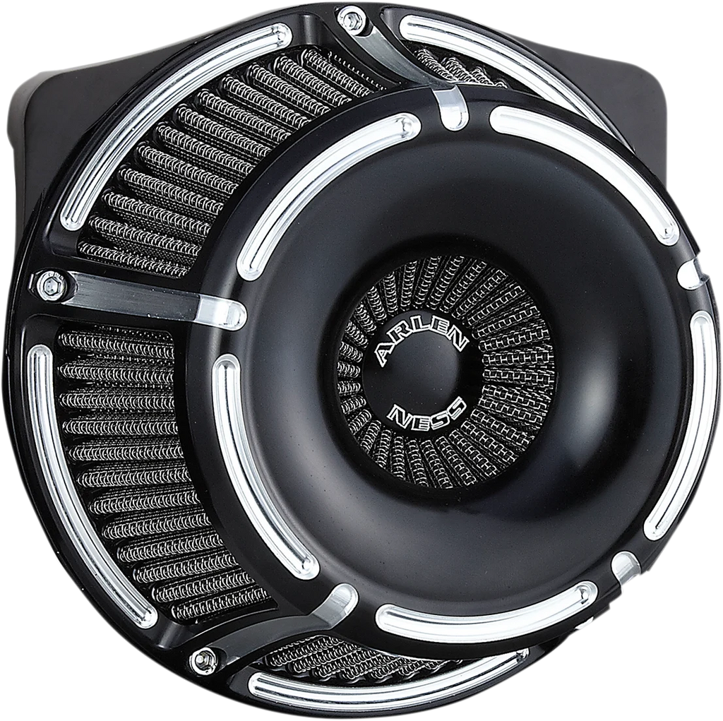Arlen Ness Inverted Series Air Cleaner Kit - Black 18-915 - Main Product View