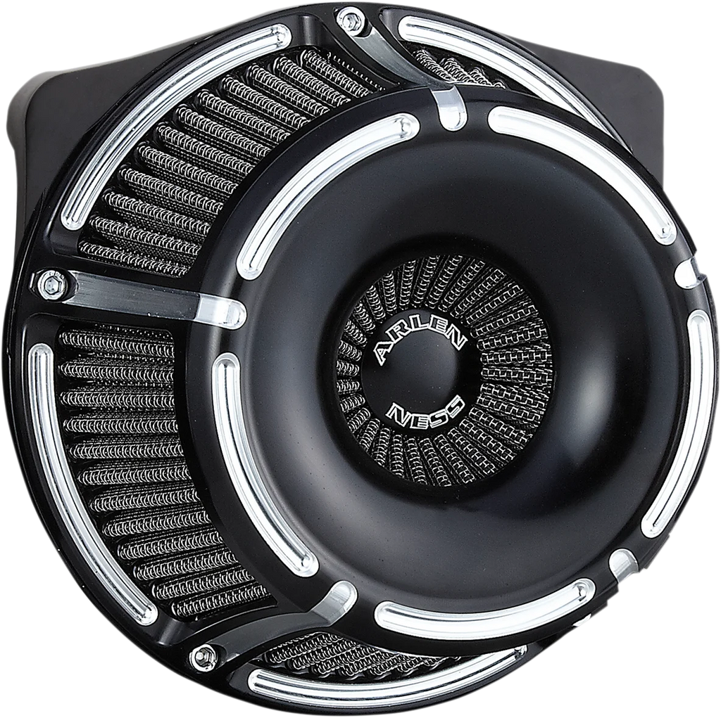 Arlen Ness Inverted Series Air Cleaner Kit - Black 18-921 - Main Product View