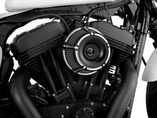 Load image into Gallery viewer, Arlen Ness Inverted Series Air Cleaner Kit - Black 18-923 - Side View