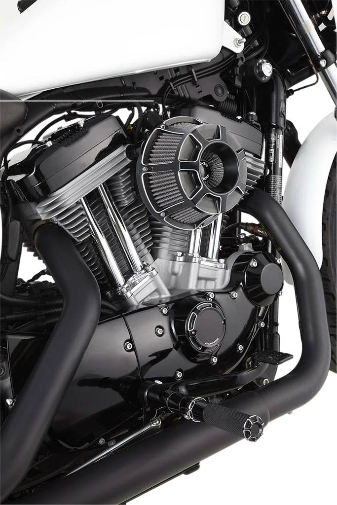 Arlen Ness Inverted Series Air Cleaner Kit - Black 18-933 - Side View