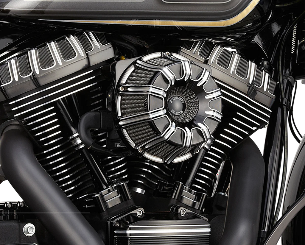 Arlen Ness Inverted Series Air Cleaner Kit - Black 18-941 - Back View