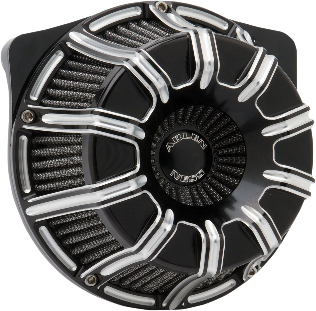 Arlen Ness Inverted Series Air Cleaner Kit - Black 18-943 - Main Product View