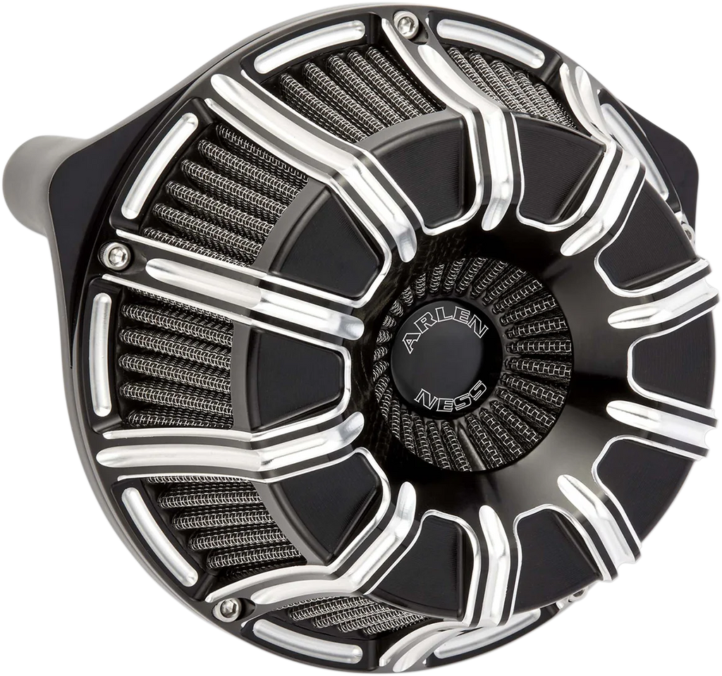 Arlen Ness Inverted Series Air Cleaner Kit - Black 18-947 - Main Product View