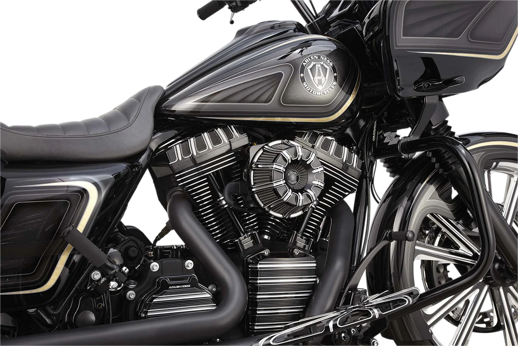 Arlen Ness Inverted Series Air Cleaner Kit - Black 18-947 - Side View