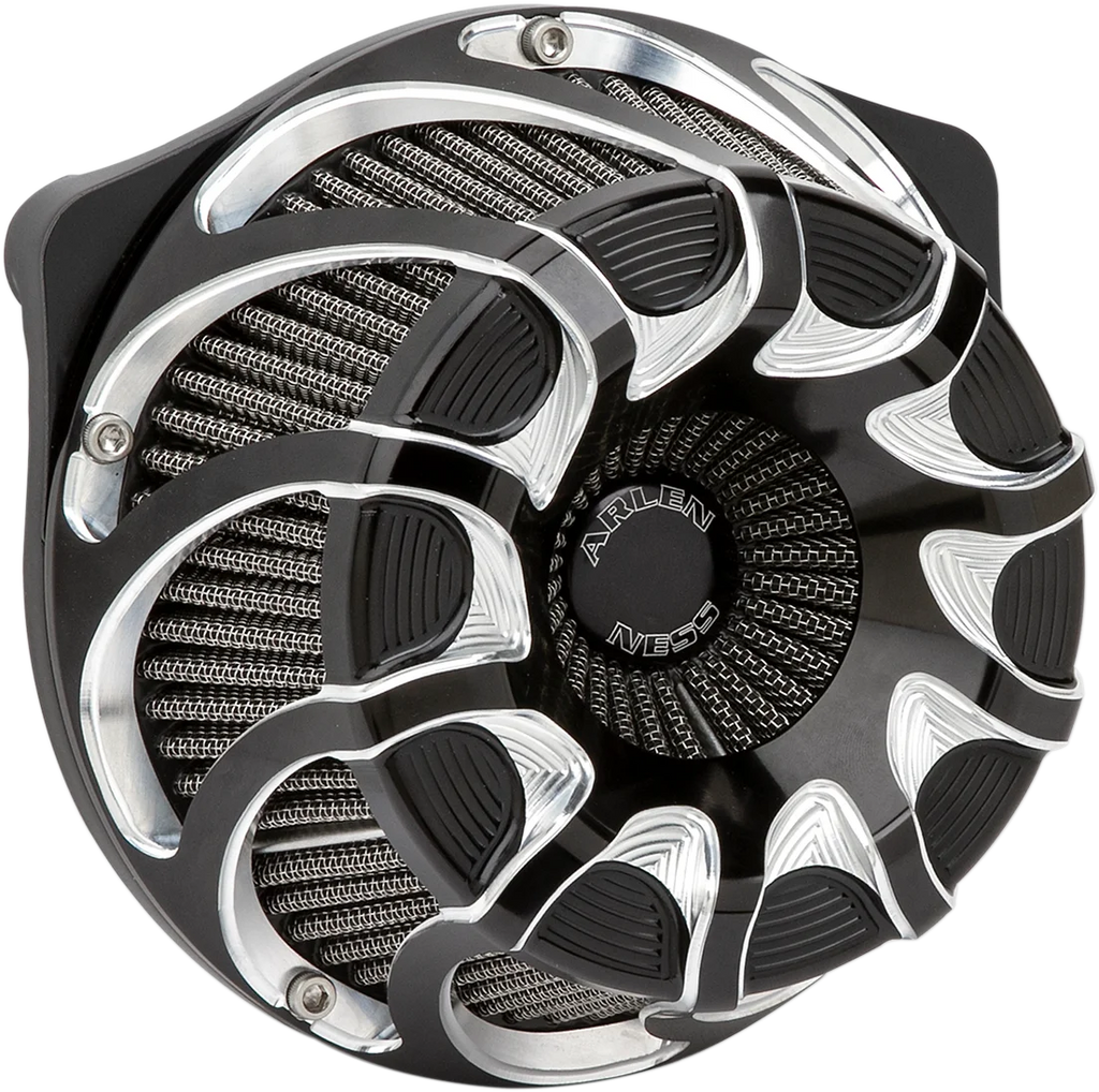 Arlen Ness Inverted Series Air Cleaner Kit - Black 18-983 - Main Product View