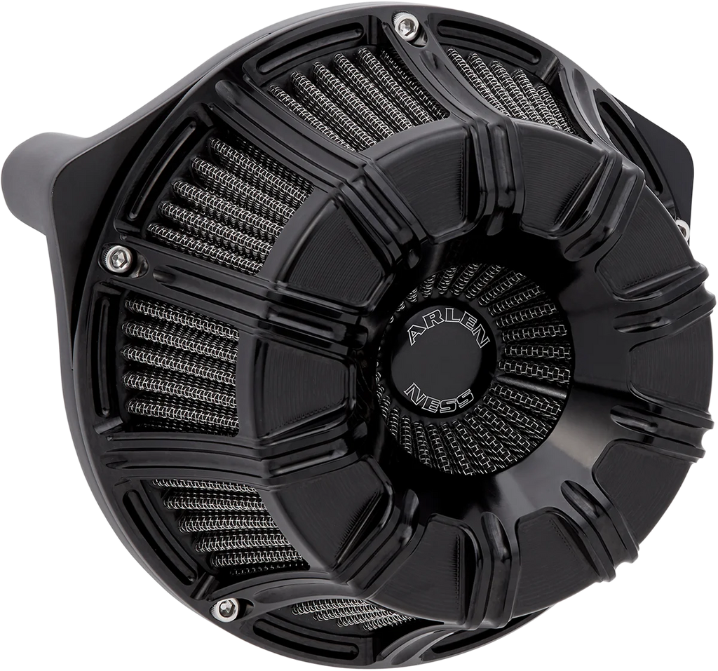 Arlen Ness Inverted Series Air Cleaner Kit - Black 600-009 - Main Product View