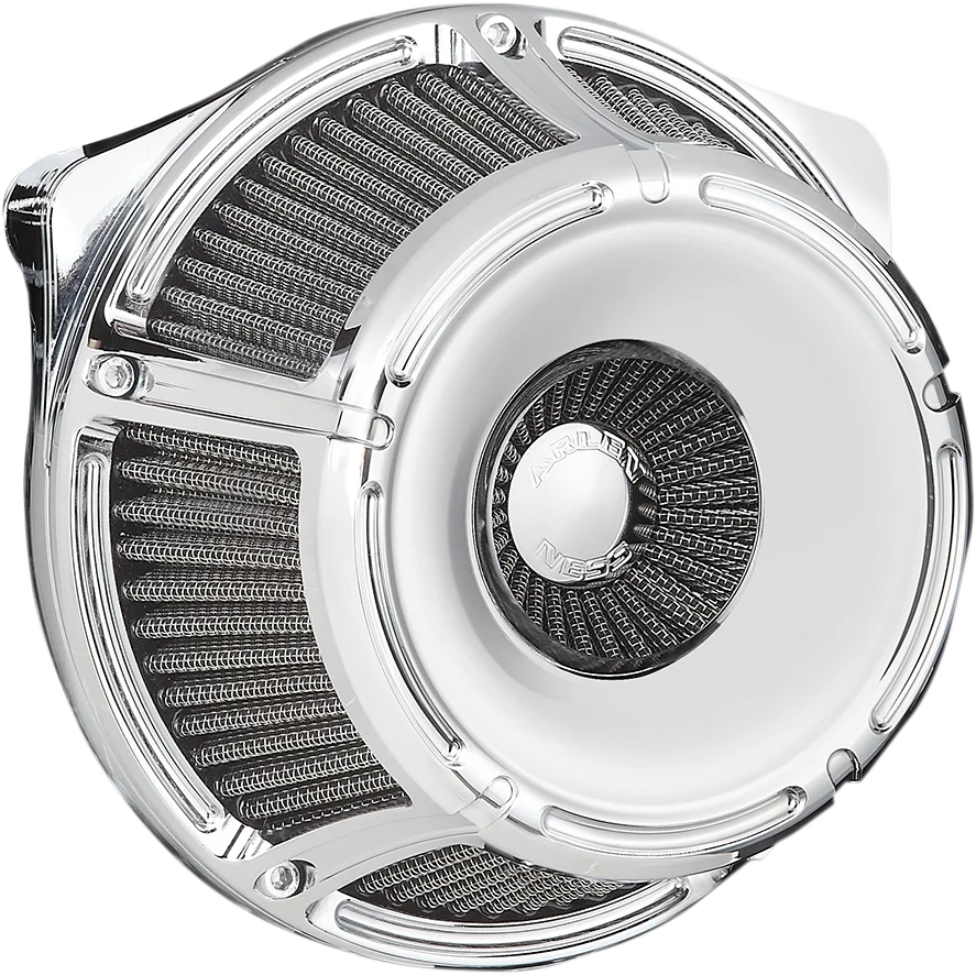 Arlen Ness Inverted Series Air Cleaner Kit - Chrome 18-914 - Main Product View