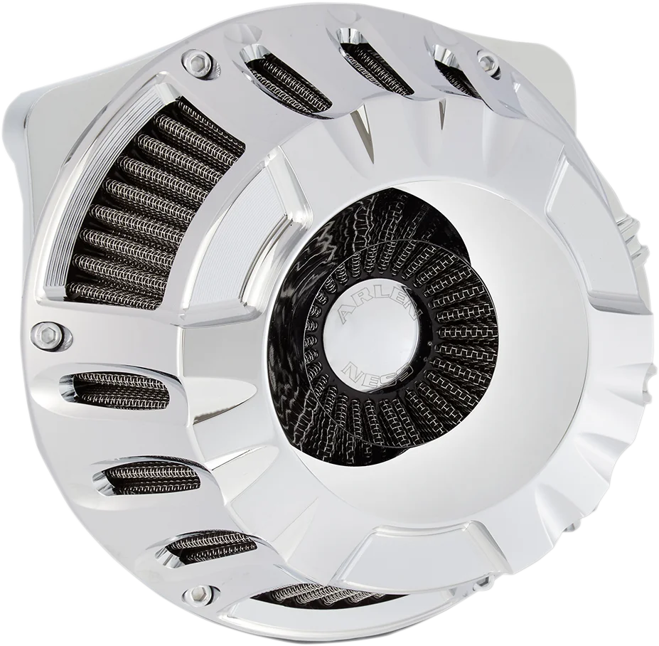 Arlen Ness Inverted Series Air Cleaner Kit - Chrome 18-916 - Main Product View