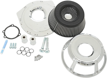 Load image into Gallery viewer, Arlen Ness Inverted Series Air Cleaner Kit - Chrome 18-922 - Side View