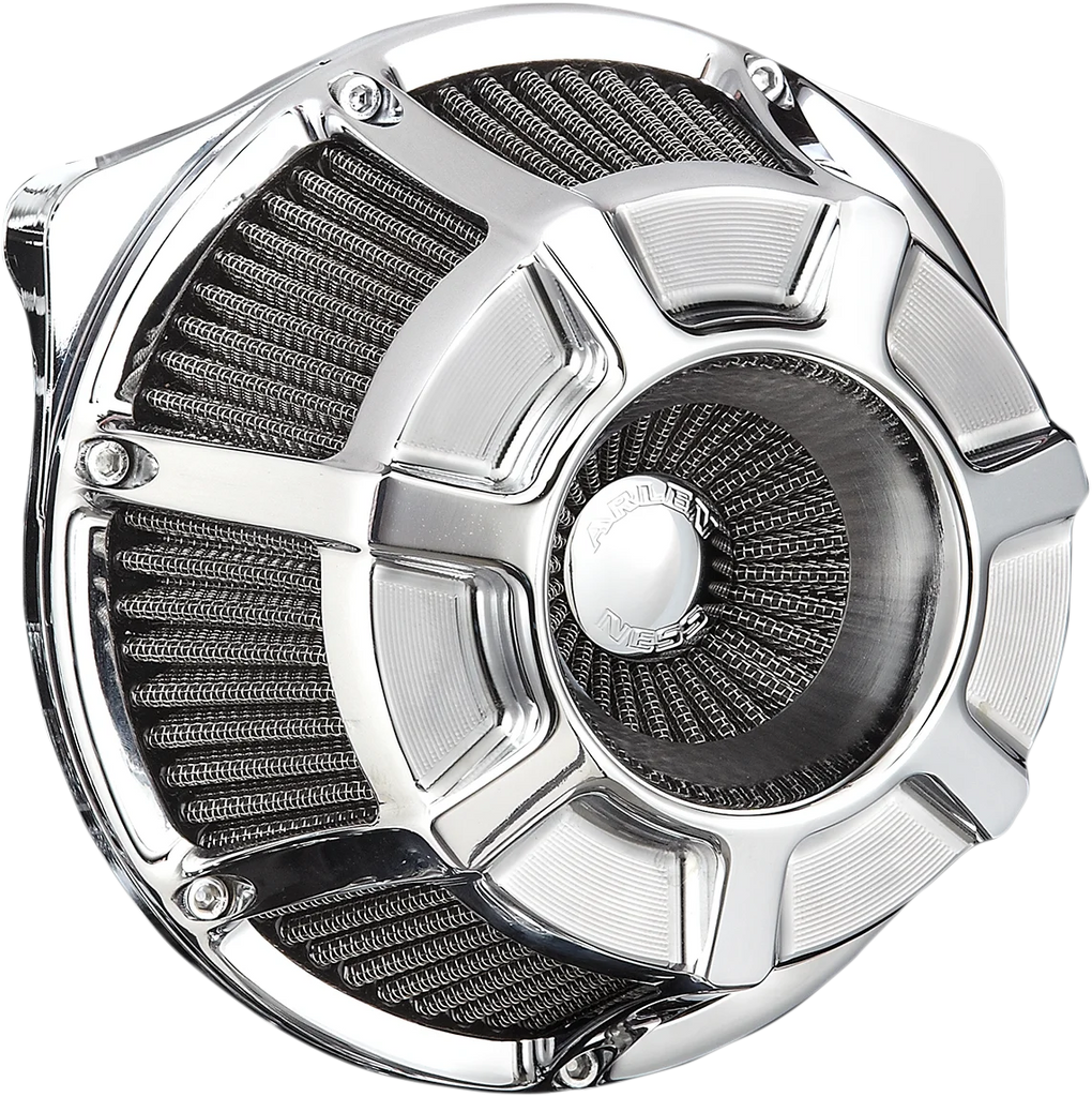 Arlen Ness Inverted Series Air Cleaner Kit - Chrome 18-932 - Main Product View