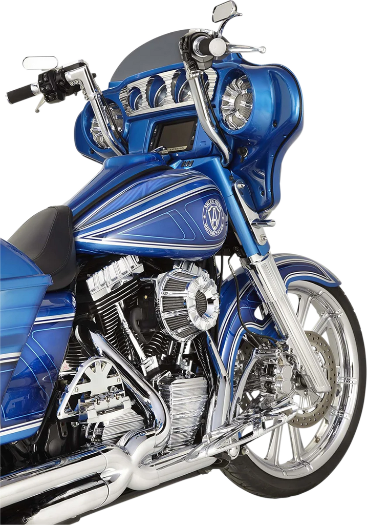 Arlen Ness Inverted Series Air Cleaner Kit - Chrome 18-946 - Side View