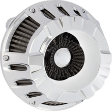 Load image into Gallery viewer, Arlen Ness Inverted Series Air Cleaner Kit - Deep Cut - Chrome - 600-228 - Main Product View