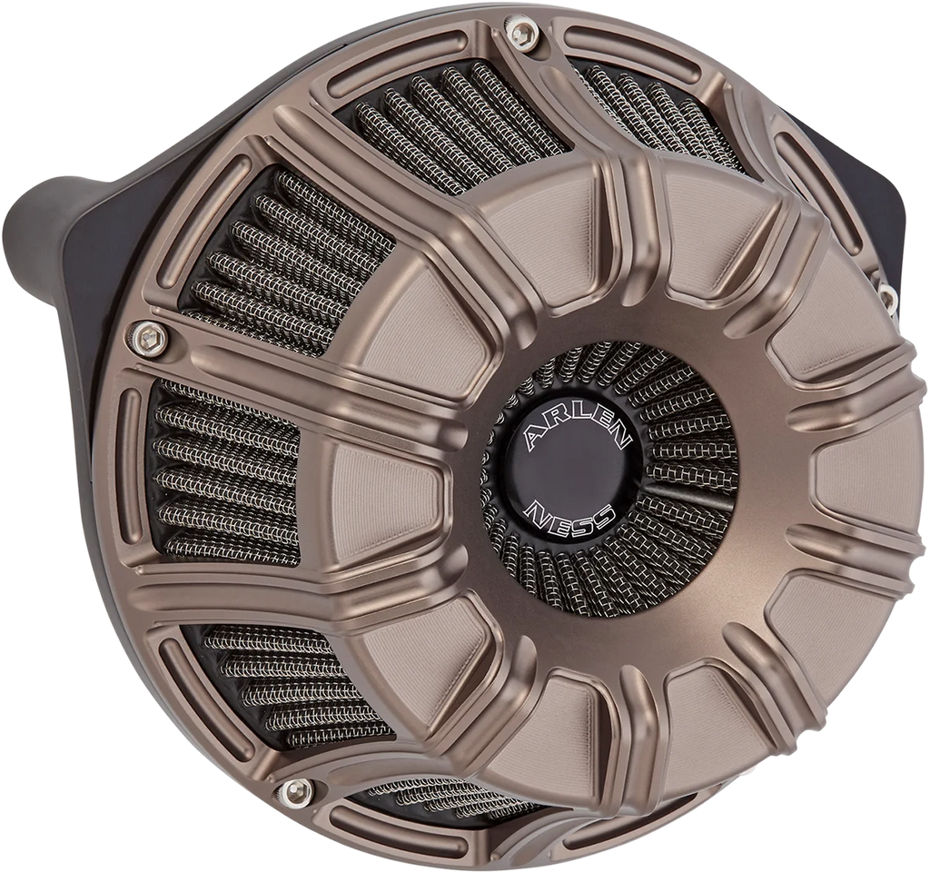 Arlen Ness Inverted Series Air Cleaner Kit - Titanium 600-012 - Main Product View