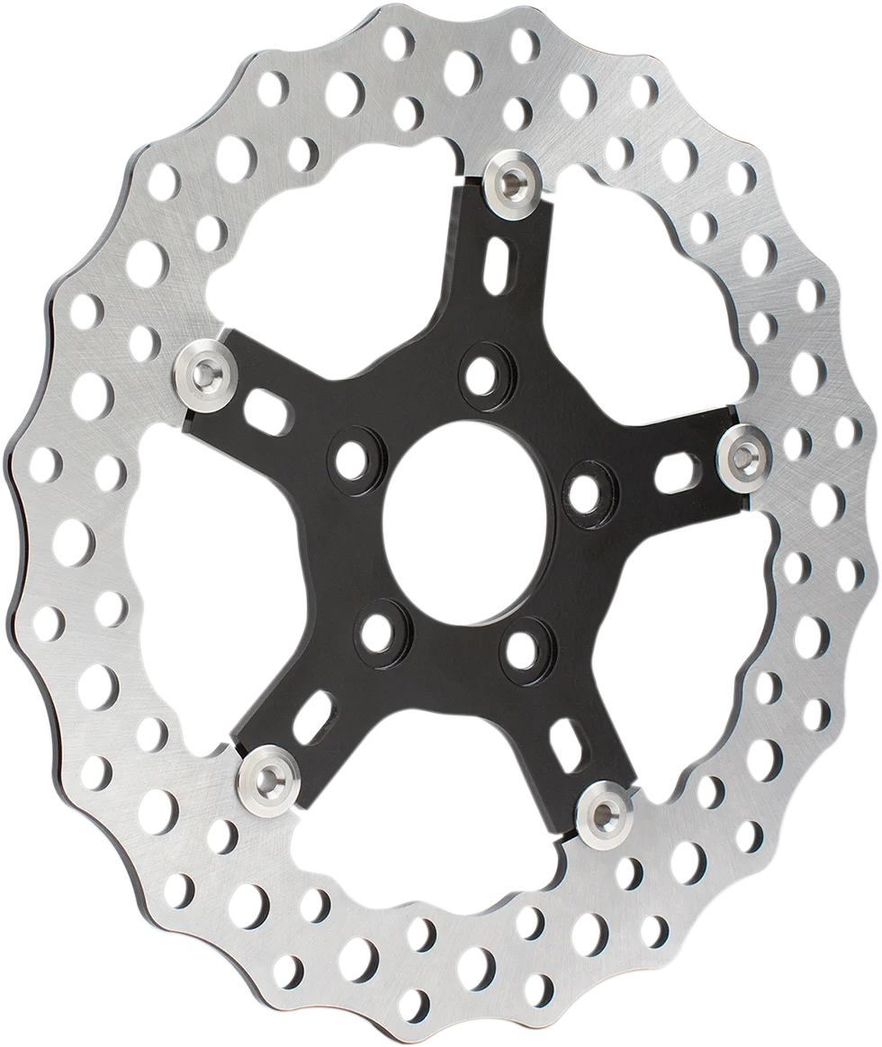 Arlen Ness Jagged Brake Rotor - 11.5" 02-786 - Side View