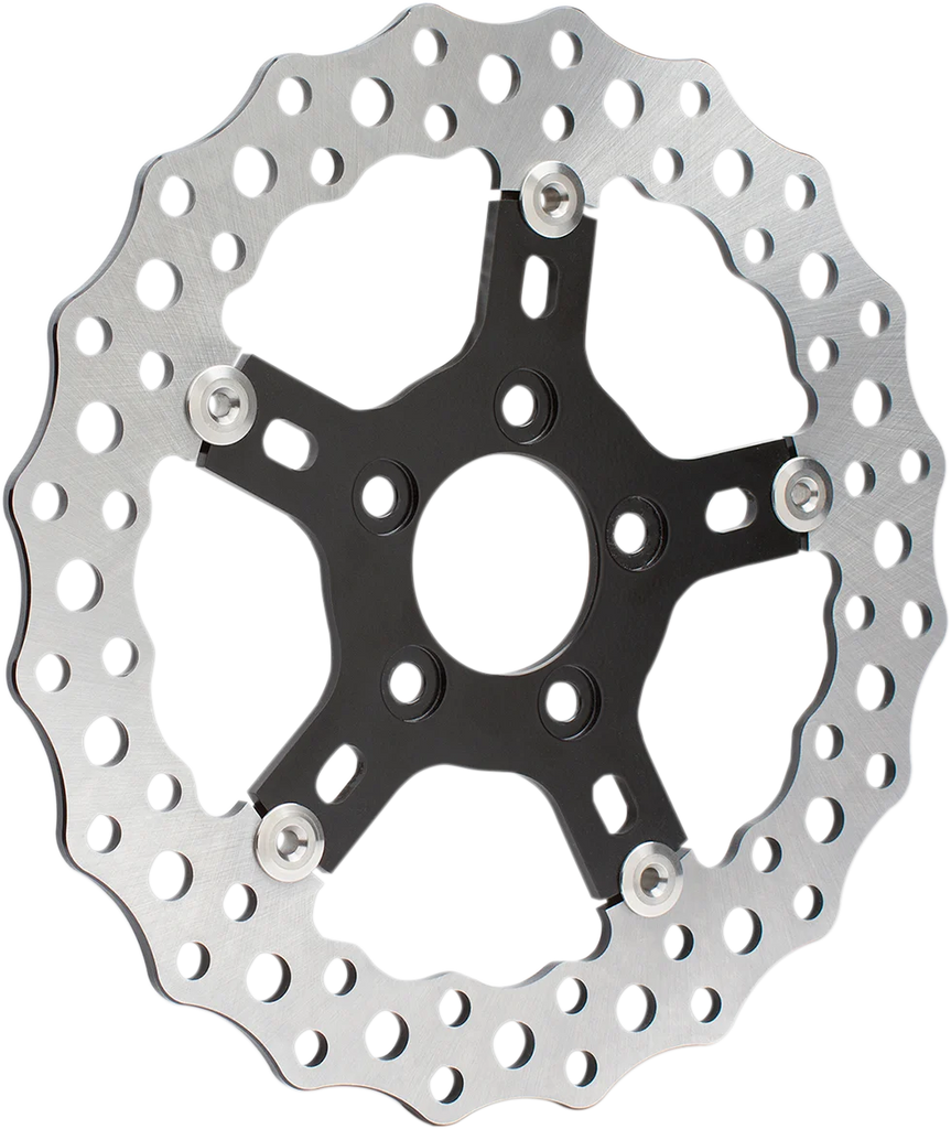 Arlen Ness Jagged Brake Rotor - 11.5" 02-786 - Side View
