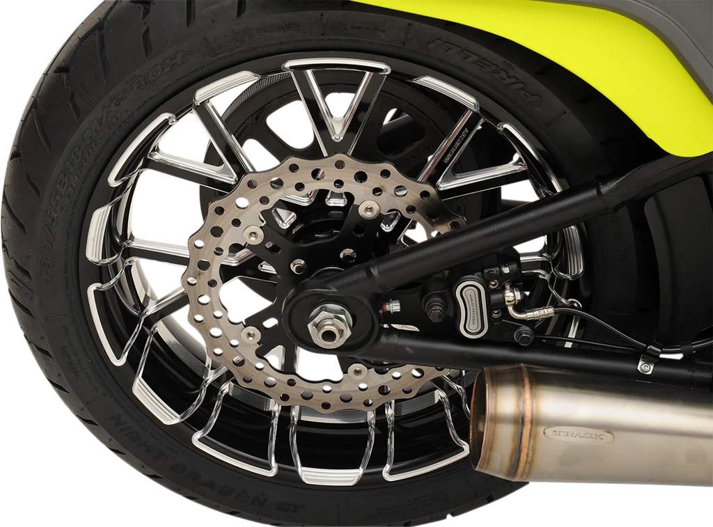 Arlen Ness Jagged Brake Rotor - 11.5" 02-786 - Back View