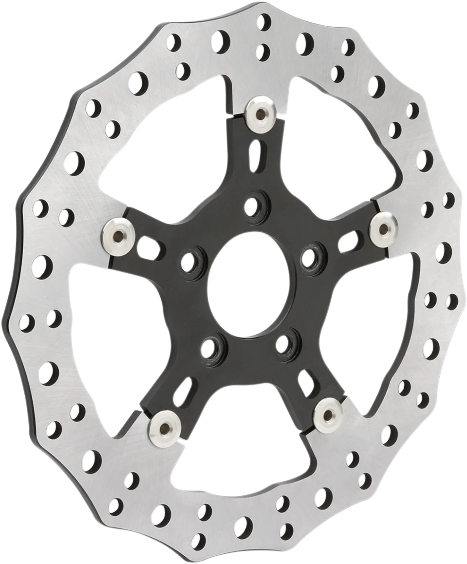 Arlen Ness Jagged Brake Rotor - 11.8" 02-787 - Side View