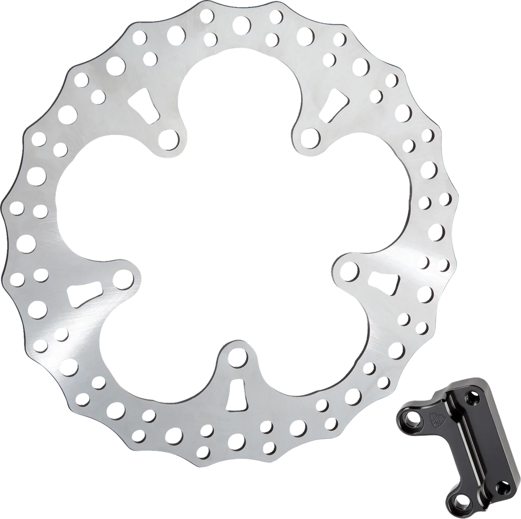 Arlen Ness Jagged Brake Rotor - 13" Right 300-013 - Main Product View