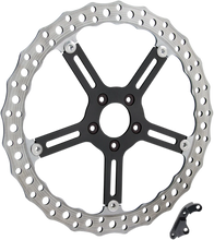 Load image into Gallery viewer, Arlen Ness Jagged Brake Rotor - 15" - Right - Hub-Mount 02-992 - Side View