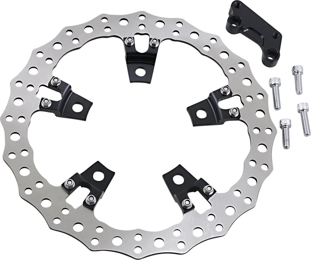 Arlen Ness Jagged Left Brake Rotor - Touring - 14" 02-950 - Main Product View