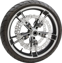 Load image into Gallery viewer, Arlen Ness Jagged Left Brake Rotor - Touring - 14" 02-950 - Side View