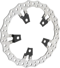 Load image into Gallery viewer, Arlen Ness Jagged Left Brake Rotor - Touring - 14" 02-950 - Back View