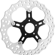 Load image into Gallery viewer, Arlen Ness Jagged Rear Brake Rotor - 12-19/32" - Stainless Steel - 300-094 - Main Product View