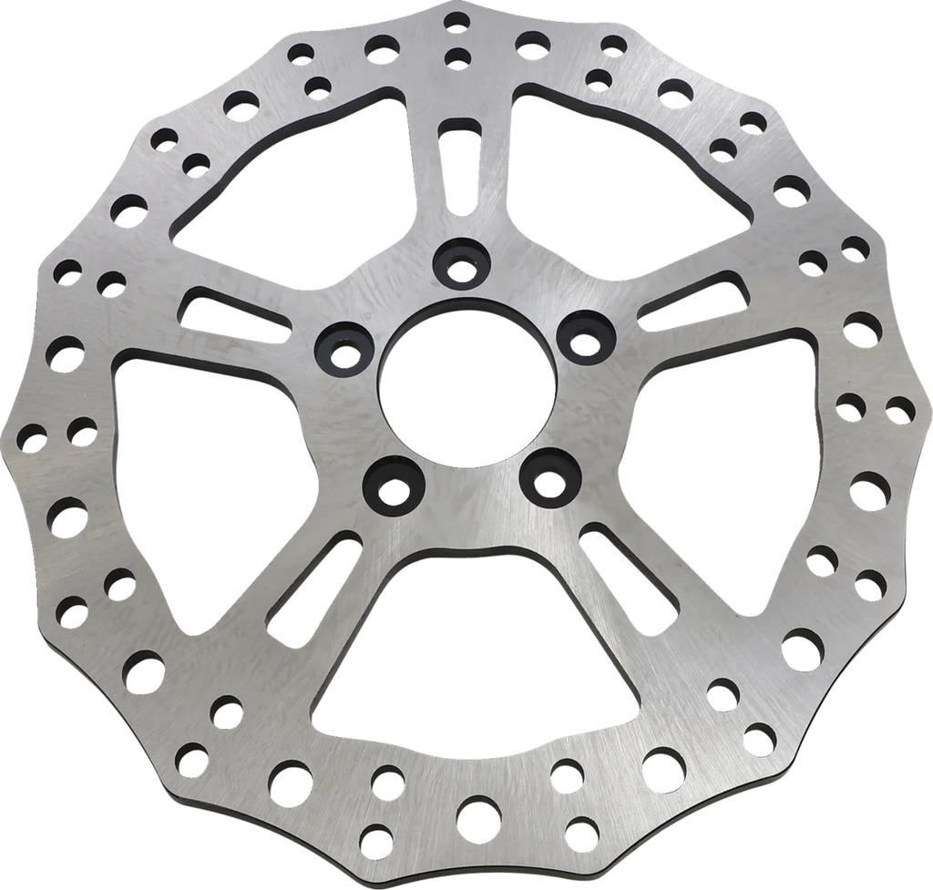 Arlen Ness Jagged Rear Brake Rotor - 300-097 - Side View