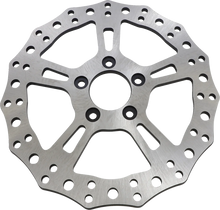 Load image into Gallery viewer, Arlen Ness Jagged Rear Brake Rotor - 300-097 - Side View