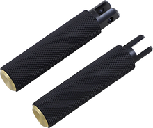 Load image into Gallery viewer, Arlen Ness Knurled Footpegs - Brass - FX/FL '18-'23 07-944 - Main Product View