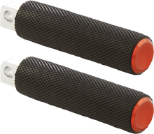 Load image into Gallery viewer, Arlen Ness Knurled Footpegs - Orange 07-902