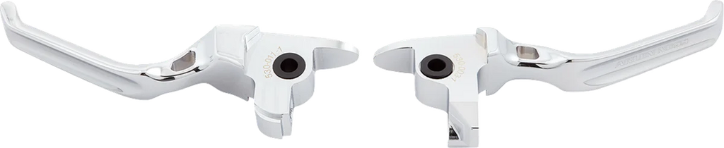 Arlen Ness Lever Set - Method - Chrome 530-020 - Back View