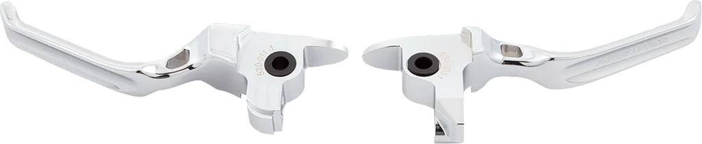 Arlen Ness Lever Set - Method - Chrome 530-021 - Back View