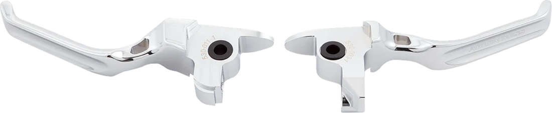 Arlen Ness Lever Set - Method - Chrome 530-022 - Side View