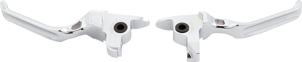 Arlen Ness Lever Set - Method - Chrome 530-023 - Back View