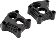 Load image into Gallery viewer, Arlen Ness Lifter Block Covers - 10 Gauge - Black 12-574 - Main Product View