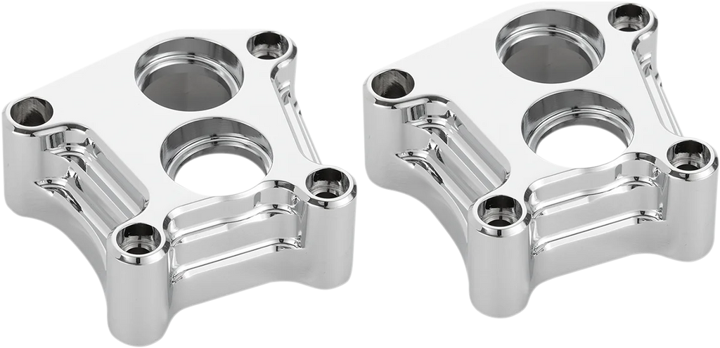 Arlen Ness Lifter Block Covers - 10 Gauge - Chrome 12-572 - Main Product View