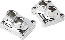 Load image into Gallery viewer, Arlen Ness Lifter Block Covers - 10 Gauge - Chrome 12-582 - Main Product View