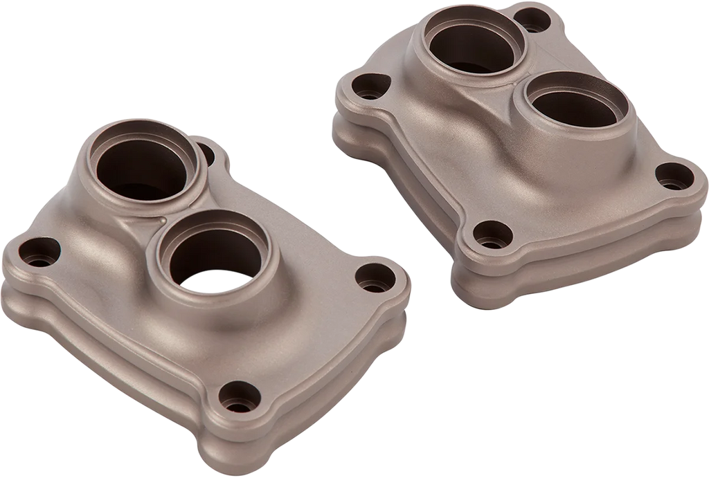 Arlen Ness Lifter Block Covers - 10 Gauge - Titanium 12-585 - Main Product View