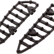 Load image into Gallery viewer, Arlen Ness MX Driver Floorboards - Black 06-891 - Main Product View