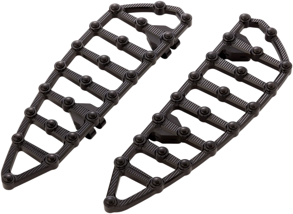 Arlen Ness MX Driver Floorboards - Black 06-891 - Main Product View