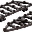 Load image into Gallery viewer, Arlen Ness MX Driver Floorboards - Black 410-007 - Main Product View