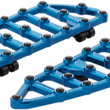 Load image into Gallery viewer, Arlen Ness MX Driver Floorboards - Blue 06-892 - Side View
