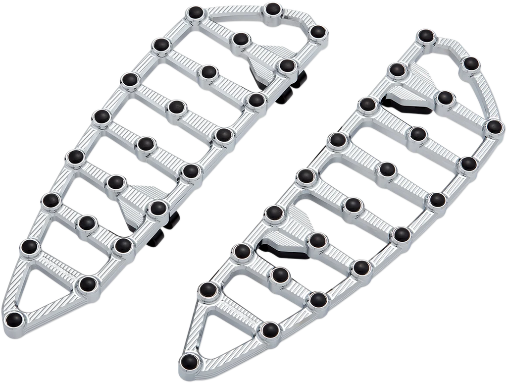 Arlen Ness MX Driver Floorboards - Chrome 06-890 - Main Product View